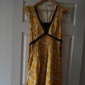 Naf naf floral wrap dress size 42